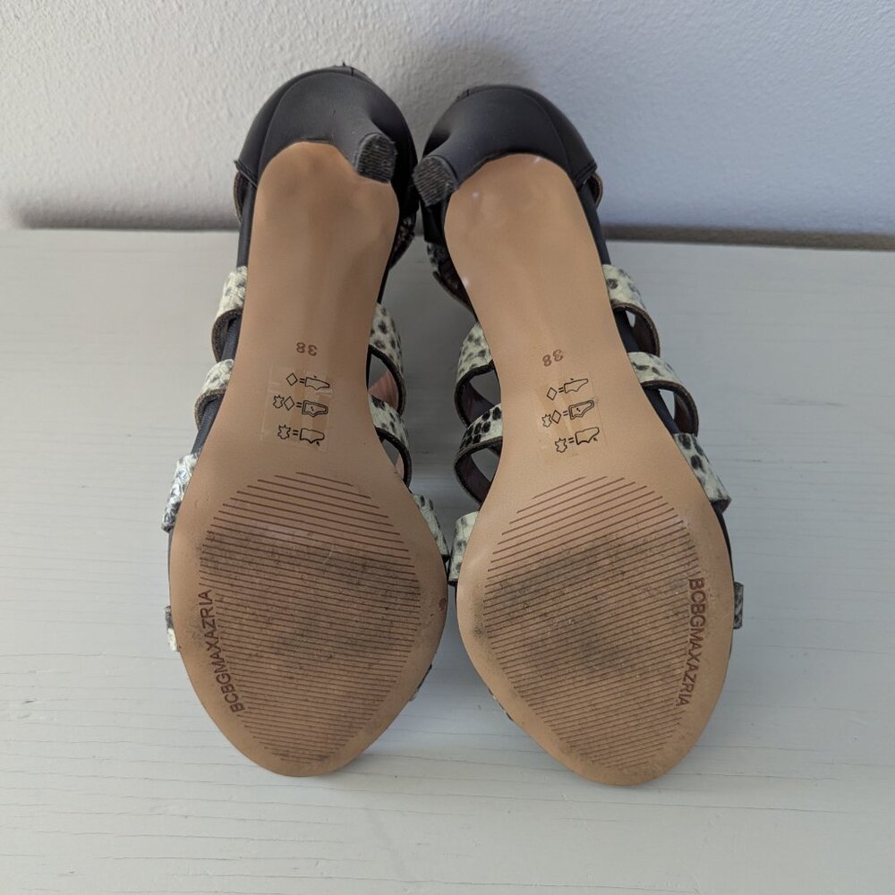 Bcbgmaxazria Valentina Python Leather Heels, 8 - image 6